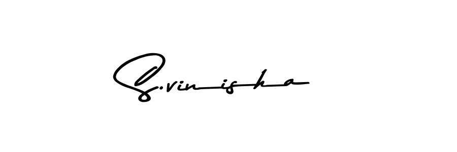 This is the best signature style for the S.vinisha name. Also you like these signature font (Asem Kandis PERSONAL USE). Mix name signature. S.vinisha signature style 9 images and pictures png