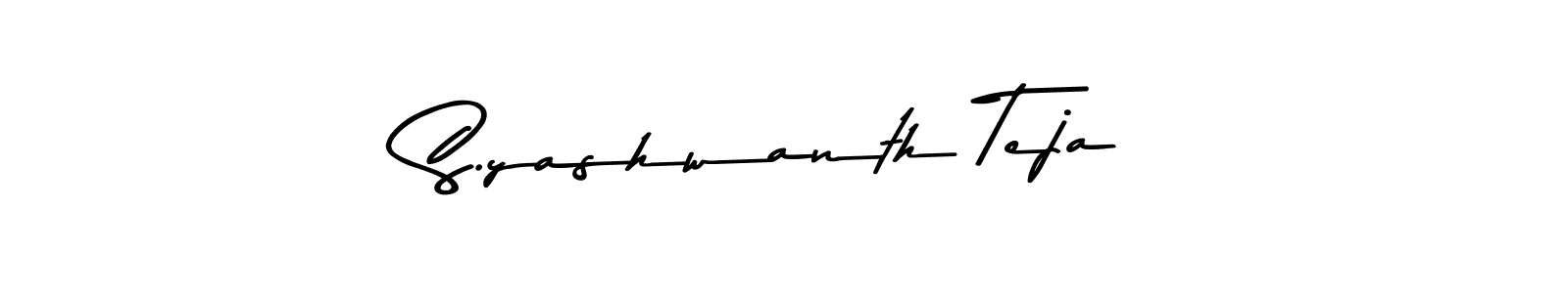 Also You can easily find your signature by using the search form. We will create S.yashwanth Teja name handwritten signature images for you free of cost using Asem Kandis PERSONAL USE sign style. S.yashwanth Teja signature style 9 images and pictures png
