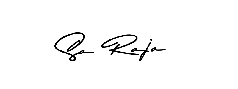Create a beautiful signature design for name Sa  Raja. With this signature (Asem Kandis PERSONAL USE) fonts, you can make a handwritten signature for free. Sa  Raja signature style 9 images and pictures png