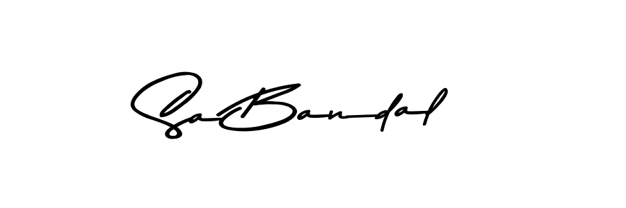 Make a beautiful signature design for name Sa Bandal. With this signature (Asem Kandis PERSONAL USE) style, you can create a handwritten signature for free. Sa Bandal signature style 9 images and pictures png