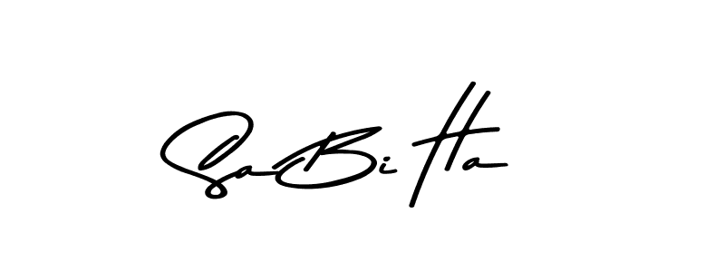How to make Sa Bi Ha signature? Asem Kandis PERSONAL USE is a professional autograph style. Create handwritten signature for Sa Bi Ha name. Sa Bi Ha signature style 9 images and pictures png