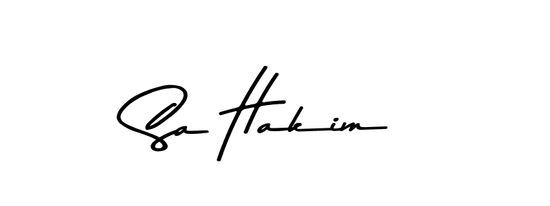 Sa Hakim stylish signature style. Best Handwritten Sign (Asem Kandis PERSONAL USE) for my name. Handwritten Signature Collection Ideas for my name Sa Hakim. Sa Hakim signature style 9 images and pictures png