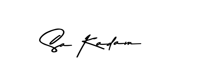 Sa Kadam stylish signature style. Best Handwritten Sign (Asem Kandis PERSONAL USE) for my name. Handwritten Signature Collection Ideas for my name Sa Kadam. Sa Kadam signature style 9 images and pictures png