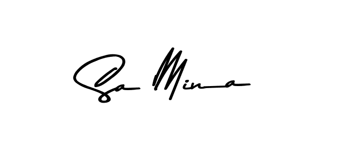 if you are searching for the best signature style for your name Sa Mina. so please give up your signature search. here we have designed multiple signature styles  using Asem Kandis PERSONAL USE. Sa Mina signature style 9 images and pictures png