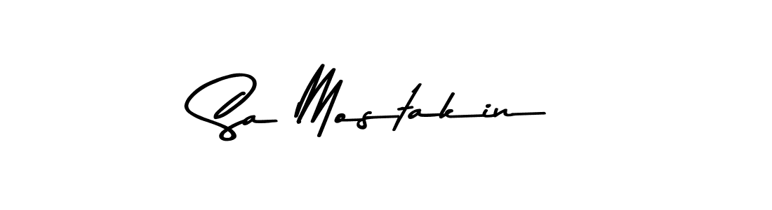 Also You can easily find your signature by using the search form. We will create Sa Mostakin name handwritten signature images for you free of cost using Asem Kandis PERSONAL USE sign style. Sa Mostakin signature style 9 images and pictures png