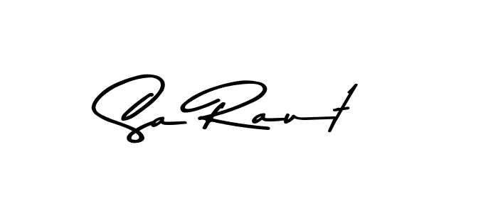 Make a beautiful signature design for name Sa Raut. With this signature (Asem Kandis PERSONAL USE) style, you can create a handwritten signature for free. Sa Raut signature style 9 images and pictures png