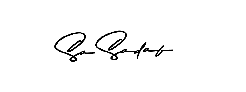 Design your own signature with our free online signature maker. With this signature software, you can create a handwritten (Asem Kandis PERSONAL USE) signature for name Sa Sadaf. Sa Sadaf signature style 9 images and pictures png