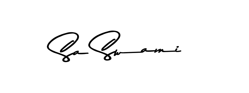 How to make Sa Swami signature? Asem Kandis PERSONAL USE is a professional autograph style. Create handwritten signature for Sa Swami name. Sa Swami signature style 9 images and pictures png
