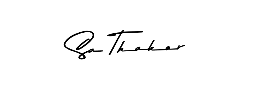 Make a beautiful signature design for name Sa Thakor. Use this online signature maker to create a handwritten signature for free. Sa Thakor signature style 9 images and pictures png