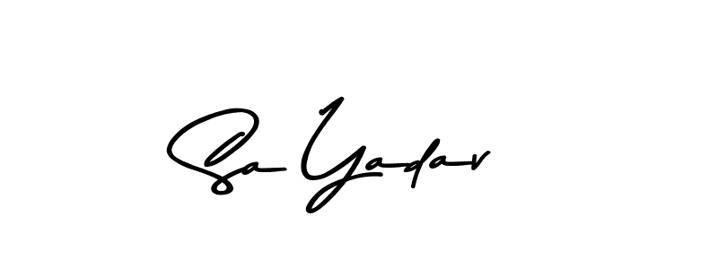 Similarly Asem Kandis PERSONAL USE is the best handwritten signature design. Signature creator online .You can use it as an online autograph creator for name Sa Yadav. Sa Yadav signature style 9 images and pictures png