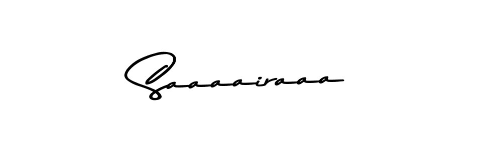 How to make Saaaairaaa name signature. Use Asem Kandis PERSONAL USE style for creating short signs online. This is the latest handwritten sign. Saaaairaaa signature style 9 images and pictures png