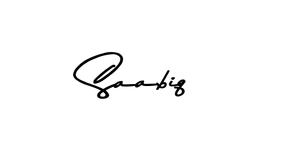 Make a beautiful signature design for name Saabiq. With this signature (Asem Kandis PERSONAL USE) style, you can create a handwritten signature for free. Saabiq signature style 9 images and pictures png