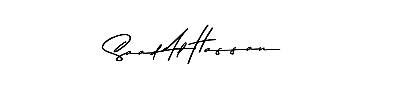 How to make Saad Al Hassan signature? Asem Kandis PERSONAL USE is a professional autograph style. Create handwritten signature for Saad Al Hassan name. Saad Al Hassan signature style 9 images and pictures png