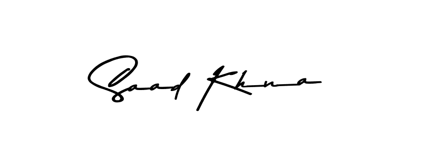 How to make Saad Khna signature? Asem Kandis PERSONAL USE is a professional autograph style. Create handwritten signature for Saad Khna name. Saad Khna signature style 9 images and pictures png