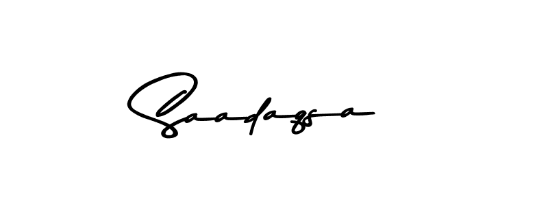 How to make Saadaqsa signature? Asem Kandis PERSONAL USE is a professional autograph style. Create handwritten signature for Saadaqsa name. Saadaqsa signature style 9 images and pictures png