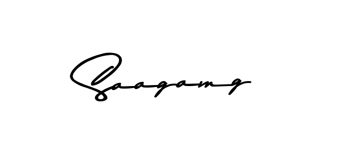 The best way (Asem Kandis PERSONAL USE) to make a short signature is to pick only two or three words in your name. The name Saagamg include a total of six letters. For converting this name. Saagamg signature style 9 images and pictures png