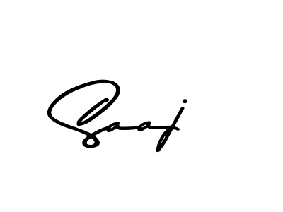 Make a beautiful signature design for name Saaj. With this signature (Asem Kandis PERSONAL USE) style, you can create a handwritten signature for free. Saaj signature style 9 images and pictures png