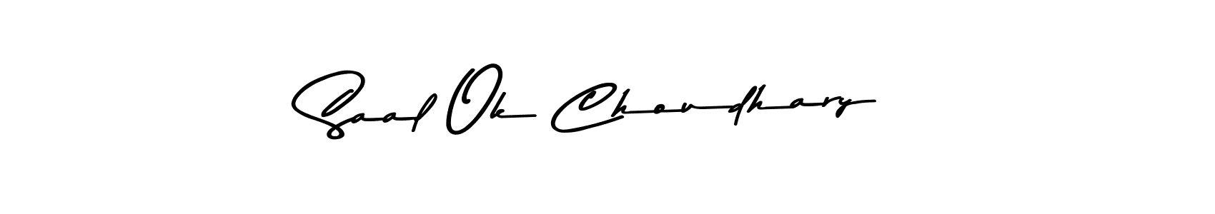 Also we have Saal Ok Choudhary name is the best signature style. Create professional handwritten signature collection using Asem Kandis PERSONAL USE autograph style. Saal Ok Choudhary signature style 9 images and pictures png