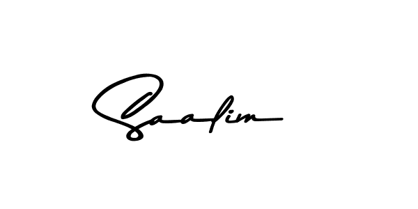 Make a beautiful signature design for name Saalim. With this signature (Asem Kandis PERSONAL USE) style, you can create a handwritten signature for free. Saalim signature style 9 images and pictures png