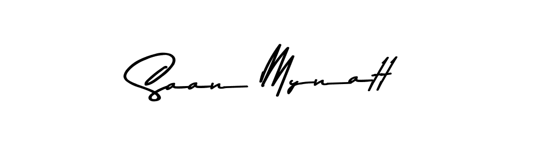 Saan Mynatt stylish signature style. Best Handwritten Sign (Asem Kandis PERSONAL USE) for my name. Handwritten Signature Collection Ideas for my name Saan Mynatt. Saan Mynatt signature style 9 images and pictures png