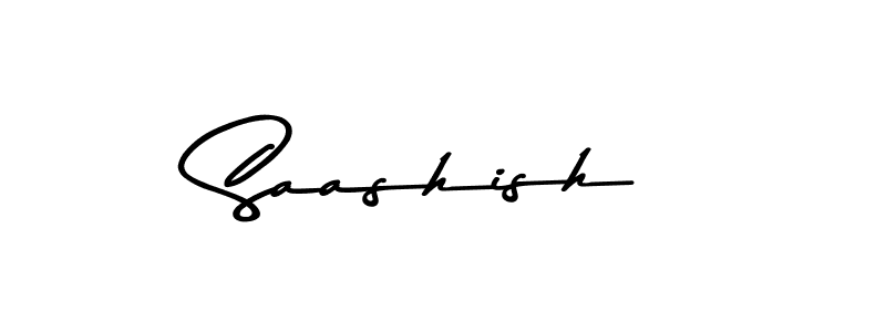 Create a beautiful signature design for name Saashish. With this signature (Asem Kandis PERSONAL USE) fonts, you can make a handwritten signature for free. Saashish signature style 9 images and pictures png