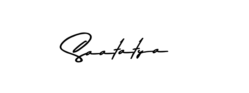 Saatatya stylish signature style. Best Handwritten Sign (Asem Kandis PERSONAL USE) for my name. Handwritten Signature Collection Ideas for my name Saatatya. Saatatya signature style 9 images and pictures png