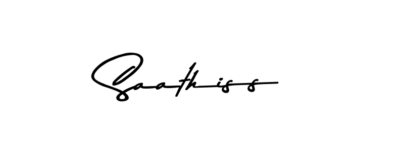 Asem Kandis PERSONAL USE is a professional signature style that is perfect for those who want to add a touch of class to their signature. It is also a great choice for those who want to make their signature more unique. Get Saathiss name to fancy signature for free. Saathiss signature style 9 images and pictures png
