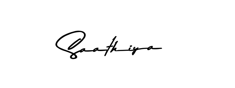 You should practise on your own different ways (Asem Kandis PERSONAL USE) to write your name (Saathiya) in signature. don't let someone else do it for you. Saathiya signature style 9 images and pictures png