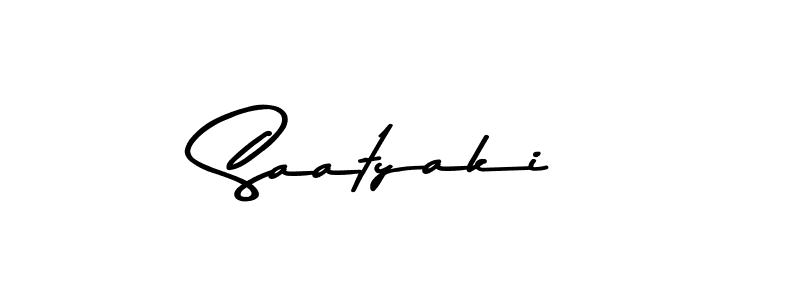 You should practise on your own different ways (Asem Kandis PERSONAL USE) to write your name (Saatyaki) in signature. don't let someone else do it for you. Saatyaki signature style 9 images and pictures png