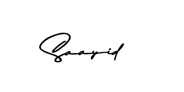 Use a signature maker to create a handwritten signature online. With this signature software, you can design (Asem Kandis PERSONAL USE) your own signature for name Saayid. Saayid signature style 9 images and pictures png