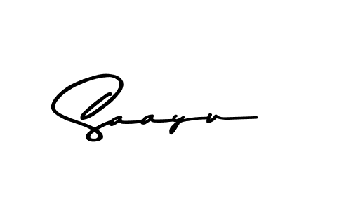 Also we have Saayu name is the best signature style. Create professional handwritten signature collection using Asem Kandis PERSONAL USE autograph style. Saayu signature style 9 images and pictures png