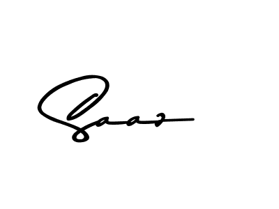 Use a signature maker to create a handwritten signature online. With this signature software, you can design (Asem Kandis PERSONAL USE) your own signature for name Saaz. Saaz signature style 9 images and pictures png