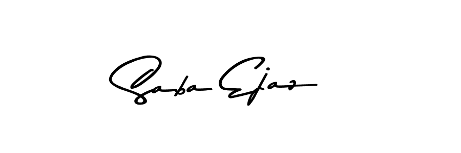 How to make Saba Ejaz signature? Asem Kandis PERSONAL USE is a professional autograph style. Create handwritten signature for Saba Ejaz name. Saba Ejaz signature style 9 images and pictures png