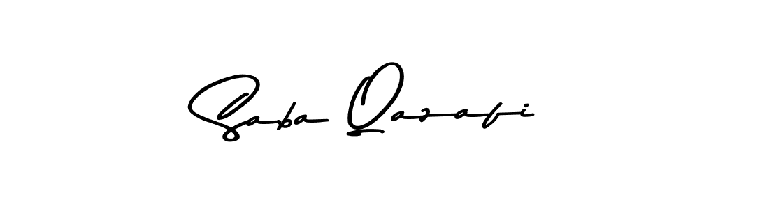 How to make Saba Qazafi signature? Asem Kandis PERSONAL USE is a professional autograph style. Create handwritten signature for Saba Qazafi name. Saba Qazafi signature style 9 images and pictures png