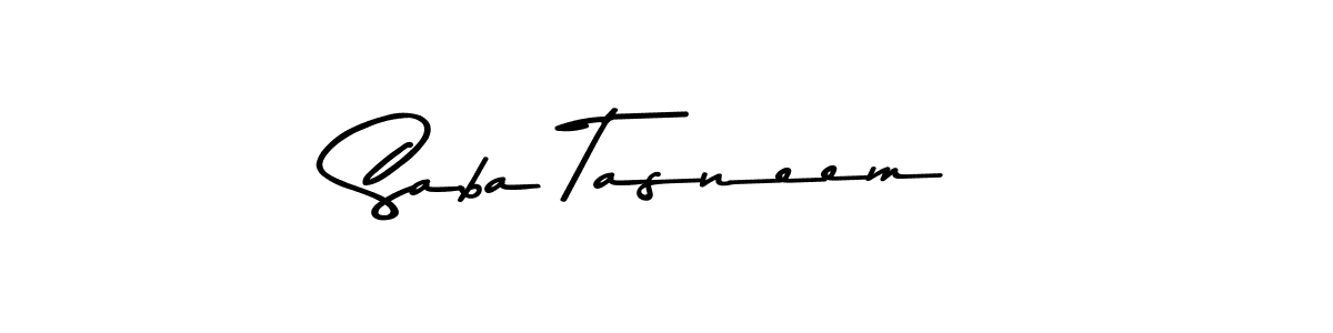 Also You can easily find your signature by using the search form. We will create Saba Tasneem name handwritten signature images for you free of cost using Asem Kandis PERSONAL USE sign style. Saba Tasneem signature style 9 images and pictures png