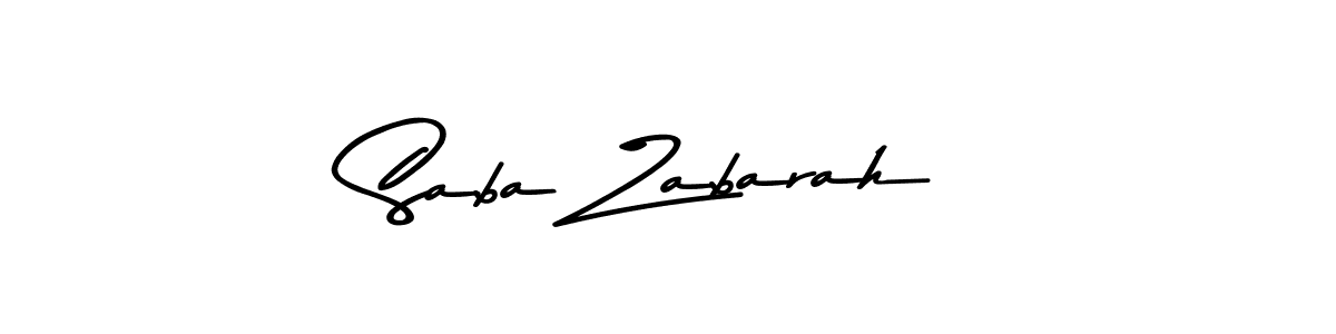 Here are the top 10 professional signature styles for the name Saba Zabarah. These are the best autograph styles you can use for your name. Saba Zabarah signature style 9 images and pictures png