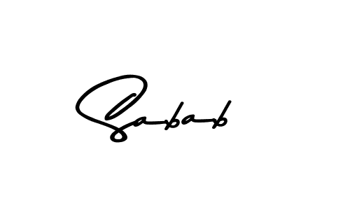 It looks lik you need a new signature style for name Sabab. Design unique handwritten (Asem Kandis PERSONAL USE) signature with our free signature maker in just a few clicks. Sabab signature style 9 images and pictures png