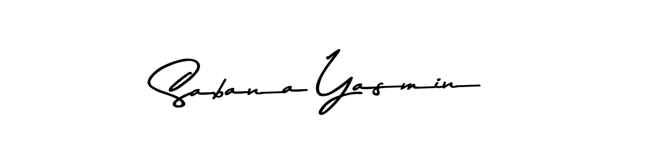 Similarly Asem Kandis PERSONAL USE is the best handwritten signature design. Signature creator online .You can use it as an online autograph creator for name Sabana Yasmin. Sabana Yasmin signature style 9 images and pictures png