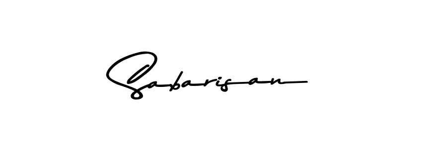 Create a beautiful signature design for name Sabarisan. With this signature (Asem Kandis PERSONAL USE) fonts, you can make a handwritten signature for free. Sabarisan signature style 9 images and pictures png