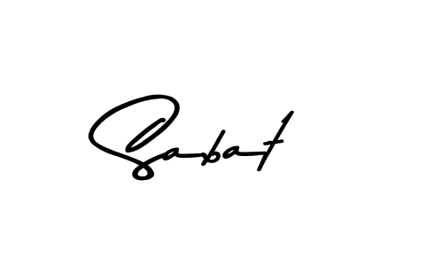 Make a beautiful signature design for name Sabat. Use this online signature maker to create a handwritten signature for free. Sabat signature style 9 images and pictures png