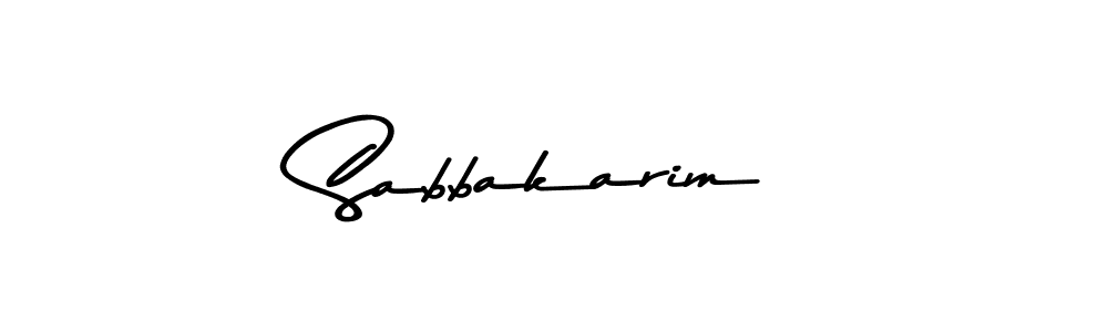 Create a beautiful signature design for name Sabbakarim. With this signature (Asem Kandis PERSONAL USE) fonts, you can make a handwritten signature for free. Sabbakarim signature style 9 images and pictures png