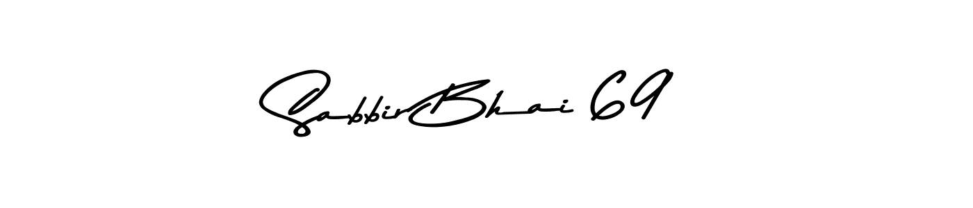 The best way (Asem Kandis PERSONAL USE) to make a short signature is to pick only two or three words in your name. The name Sabbir Bhai 69 include a total of six letters. For converting this name. Sabbir Bhai 69 signature style 9 images and pictures png