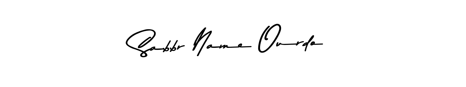 Sabbr Name Ourdo stylish signature style. Best Handwritten Sign (Asem Kandis PERSONAL USE) for my name. Handwritten Signature Collection Ideas for my name Sabbr Name Ourdo. Sabbr Name Ourdo signature style 9 images and pictures png