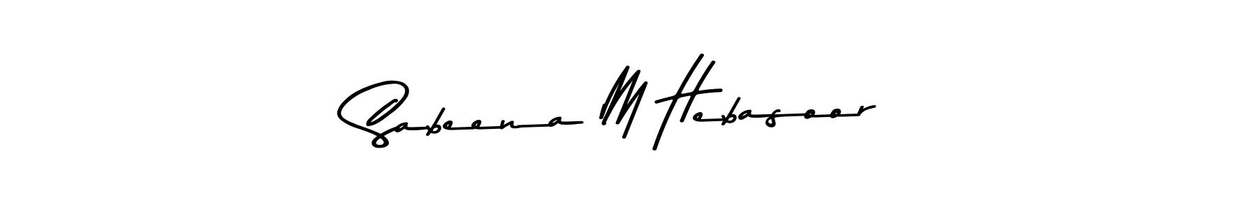 You can use this online signature creator to create a handwritten signature for the name Sabeena M Hebasoor. This is the best online autograph maker. Sabeena M Hebasoor signature style 9 images and pictures png