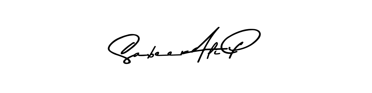 if you are searching for the best signature style for your name Sabeer Ali P. so please give up your signature search. here we have designed multiple signature styles  using Asem Kandis PERSONAL USE. Sabeer Ali P signature style 9 images and pictures png
