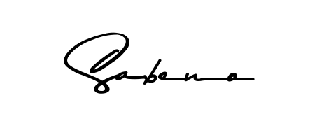 Master the art of signing with Sabeno written in fluent Asem Kandis PERSONAL USE script. A great template to practice and refine your handwriting. Sabeno signature style 9 images and pictures png
