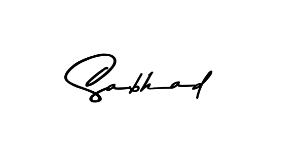 How to make Sabhad signature? Asem Kandis PERSONAL USE is a professional autograph style. Create handwritten signature for Sabhad name. Sabhad signature style 9 images and pictures png