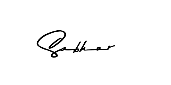 How to make Sabhor signature? Asem Kandis PERSONAL USE is a professional autograph style. Create handwritten signature for Sabhor name. Sabhor signature style 9 images and pictures png