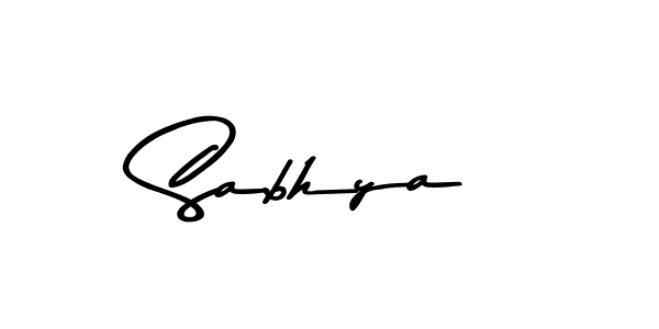 Make a beautiful signature design for name Sabhya. Use this online signature maker to create a handwritten signature for free. Sabhya signature style 9 images and pictures png