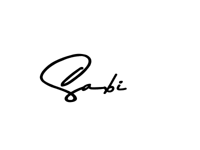 Use a signature maker to create a handwritten signature online. With this signature software, you can design (Asem Kandis PERSONAL USE) your own signature for name Sabi. Sabi signature style 9 images and pictures png